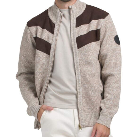 NEW BUFFALO DAVID BITTON Westony Full Zip Sweater for men 1025 3m2 - Picture 4 of 4